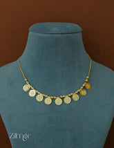 PE1011942- Gold Tone Kaashu Lakshmi Pendant Chain Necklace